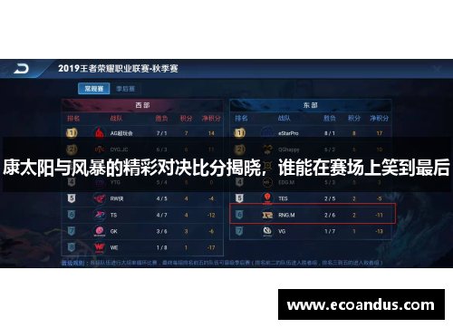 康太阳与风暴的精彩对决比分揭晓，谁能在赛场上笑到最后